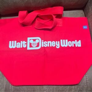 Disney World Red Tote Bag